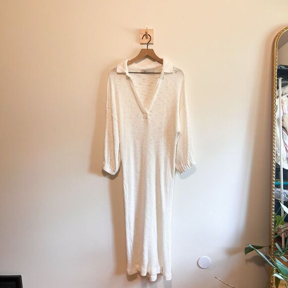 Free People Beach Pacific Knit Maxi Dress Size L - Picture 4 of 8